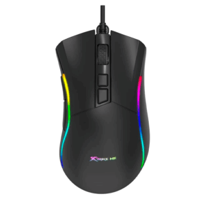 Mouse Gamer XTRIKE ME GM-226 BK | 6400 DPI, Iluminación RGB y Diseño Ergonómico