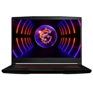 Laptop Gamer MSI GF63 Thin - Core™ i7-12650H 12ª Gen - 16GB RAM - 512GB SSD - Pantalla 15.6" FHD 144Hz - NVIDIA® 8GB RTX 4060 - Windows 11 - Black - Teclado Retroiluminado