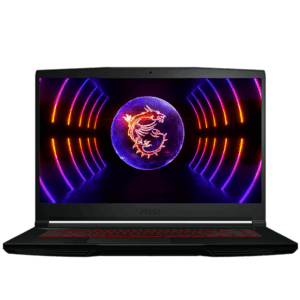 Laptop Gamer MSI GF63 Thin - Core i5 12450H 12ª Gen - 16GB RAM - 1TB SSD - Pantalla 15.6" FHD 144Hz - NVIDIA 4GB RTX 2050 - Windows 11 - Black - Teclado Retroiluminado